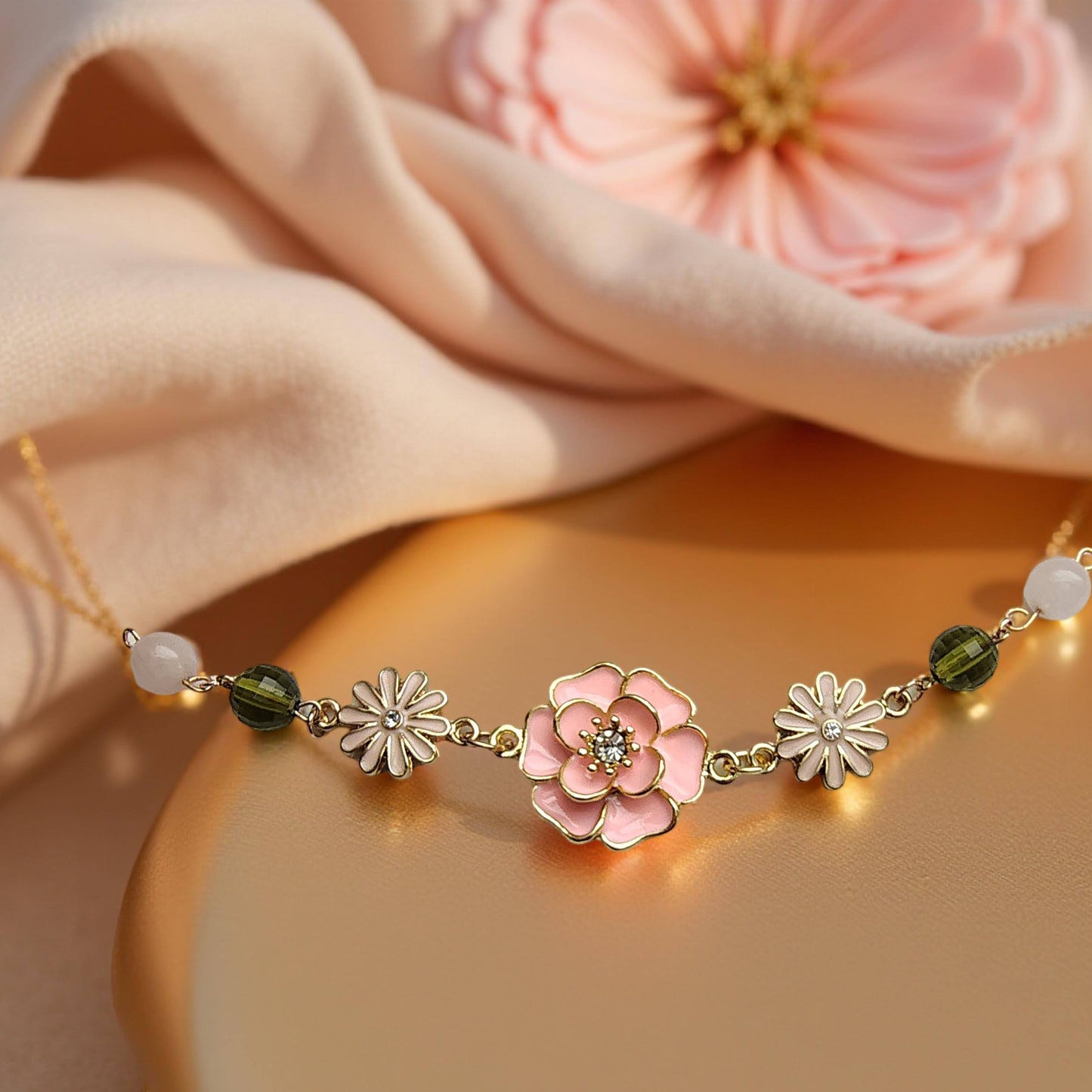 Pink Garden Bracelet