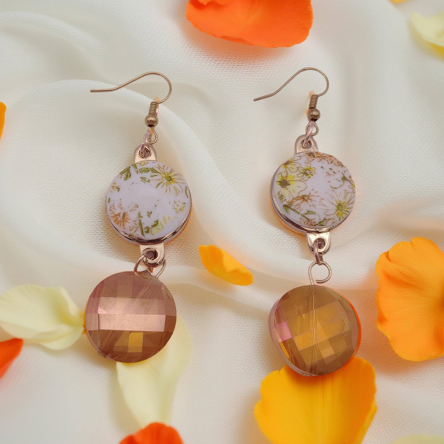 Faded Little Flowers Earrings