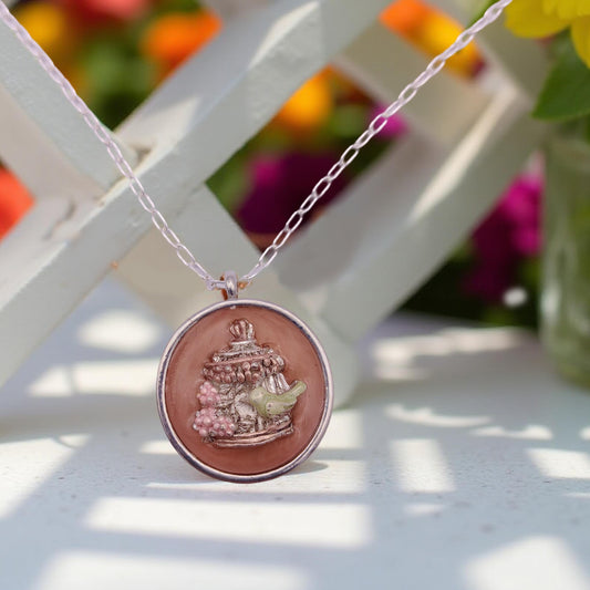 Cottage Open Birdcage Pendant