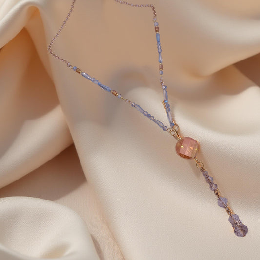 Sea Side Shore Y-chain Necklace
