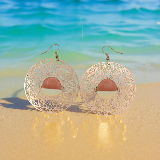 Sea Shore Sun Rise Earrings