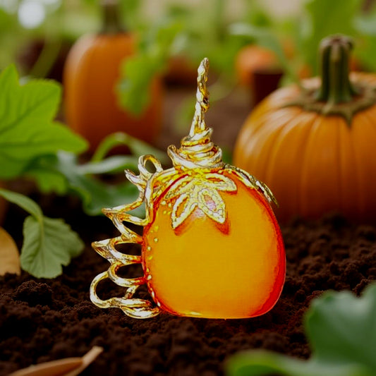 Pumpkin Pendant Necklace