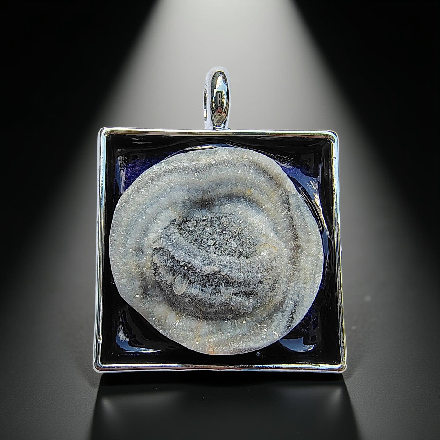 Full Moon Druzy Necklace